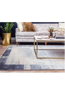 Lisa Contemporary Border Rug