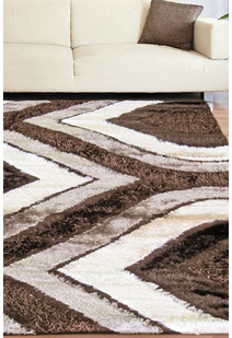 Logan Modern Brown Shaggy Rug