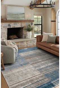 Lukas Contemporary Striped Rug