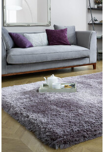 Mason Lilac Shaggy Rug