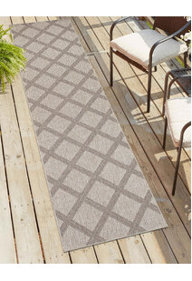 Mika Diamond Trellis Patio Rug