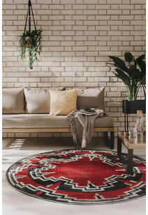 Mystique Round Tribal Rug