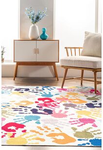 Playtime Kids Hand Print Rug