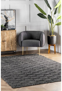 Scandi Hand Woven Wool Rug