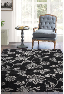 Sandy Contemporary Floral Rug