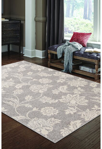 Sandy Contemporary Floral Rug