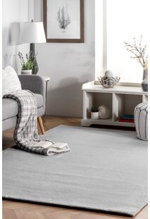 Sofi Grey Faux Rabbit Shaggy Rug