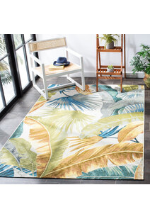 Sole Leaves Indoor & Outdoor Rug