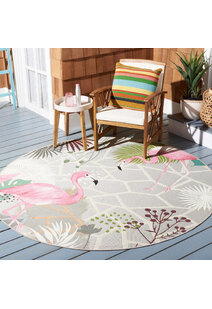 Sole Flamingo Tropical Picture Rug