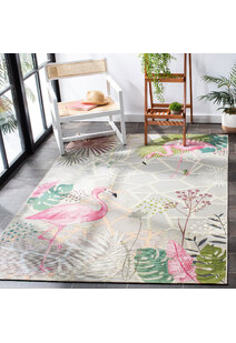 Sole Flamingo Tropical Picture Rug