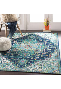 Space Traditional Medallion Rug