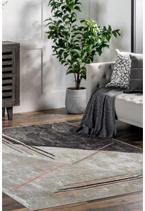 Vivid Modern Abstract Rug