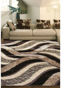 Luxury Modern Wavy Shaggy Rug